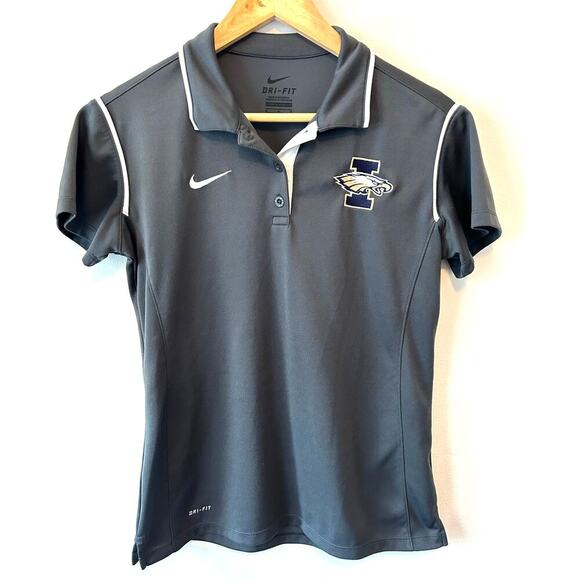 Nike Iowa Hawkeyes Dri Fit Women's Polo Shirt Size Medium - Picture 1 of 5